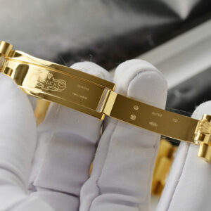 Đồng Hồ Rolex Day-Date 118348-83208 Bọc Vàng Thật Đính Kim Cương Moissanite 40mm (1)