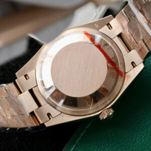 Đồng Hồ Rolex Day-Date 128345 Bọc Vàng 18K Đính Kim Cương Moissanite Chế Tác Hong Kong 36mm (2)