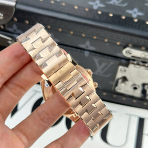 Đồng Hồ Vacheron Constantin Overseas Dual Time 47450 Rep 11 Dây Thép Vàng Hồng Xưởng 9F 42mm (9)