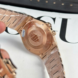 Đồng Hồ Vacheron Constantin Overseas Dual Time 47450 Rep 11 Dây Thép Vàng Hồng Xưởng 9F 42mm (9)