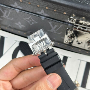 Đồng Hồ Vacheron Constantin Overseas Dual Time 47450 Rep 11 Mặt Đen Xưởng 9F 42mm (10)