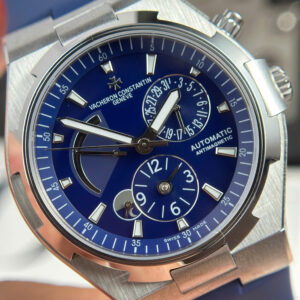 Đồng Hồ Vacheron Constantin Overseas Dual Time 47450 Rep 11 Mặt Xanh Xưởng 9F 42mm (1)