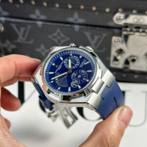 Đồng Hồ Vacheron Constantin Overseas Dual Time 47450 Rep 11 Mặt Xanh Xưởng 9F 42mm (1)