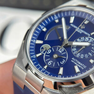 Đồng Hồ Vacheron Constantin Overseas Dual Time 47450 Rep 11 Mặt Xanh Xưởng 9F 42mm (1)