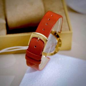 Đồng Hồ Versace Eon Mặt Xoay 360 Độ Nữ Dây Da Màu Đỏ Siêu Cấp 30mm (2)