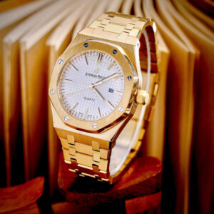 Đồng Hồ Audemars Piguet Fake Cao Cấp Royal Oak Nam Màu Vàng Máy PinNhật 41mm (3)