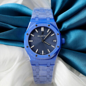 Đồng Hồ Audemars Piguet Royal Oak 15500CE Blue Ceramic Rep 11 Xưởng APS 41mm (9)
