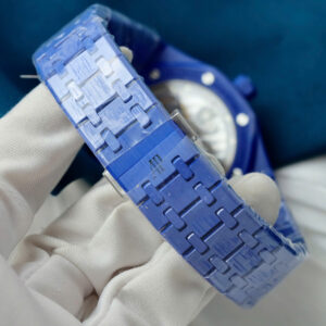 Đồng Hồ Audemars Piguet Royal Oak 15500CE Blue Ceramic Rep 11 Xưởng APS 41mm (9)