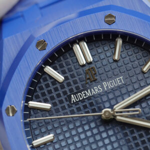 Đồng Hồ Audemars Piguet Royal Oak 15500CE Blue Ceramic Rep 11 Xưởng APS 41mm (9)