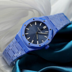 Đồng Hồ Audemars Piguet Royal Oak 15500CE Blue Ceramic Rep 11 Xưởng APS 41mm (9)