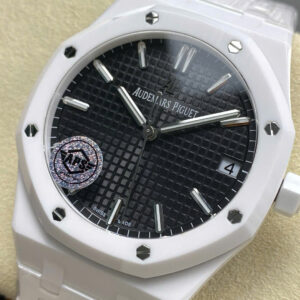 Đồng Hồ Audemars Piguet Royal Oak 15500CE White Ceramic Mặt Đen Xưởng APS 41mm (1)