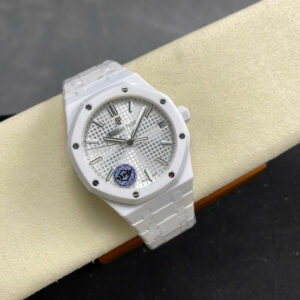 Đồng Hồ Audemars Piguet Royal Oak 15500CE White Ceramic Rep 11 Xưởng APS 41mm (5)