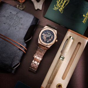 Đồng Hồ Audemars Piguet Royal Oak Skeleton Cơ Lộ Máy Automat Fake Nhật 41mm (2)