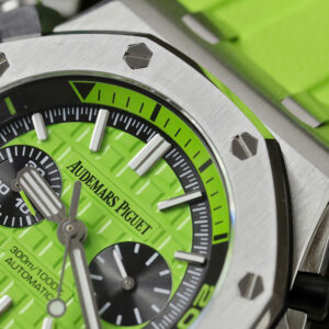 Đồng Hồ Audemars Piguet Royal Oak Offshore Rep 11 Dây Cao Su Màu Xanh 42mm (8)