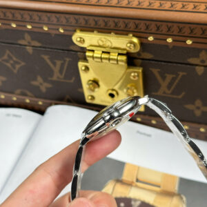 Đồng Hồ Cartier Ballon Bleu Replica Cao Cấp Mặt Số Xám Dây Thép Nhà Máy AF 40mm (7)