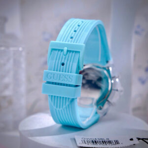 Đồng Hồ Guess Eco Friendly Dây Cao Su Màu Xanh Dương Máy Pin Like Auth 39mm (8)