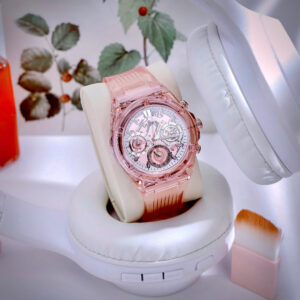 Đồng Hồ Guess Eco Friendly Siêu Cấp Dây Đeo Silicone Màu Hồng 39mm (10)