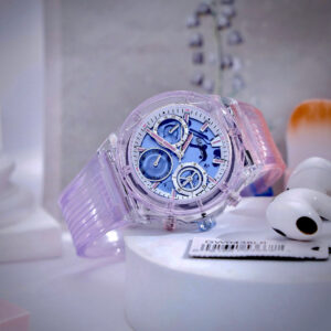 Đồng Hồ Guess Eco Friendly Siêu Cấp Dây Đeo Silicone Màu Tím 39mm (10)