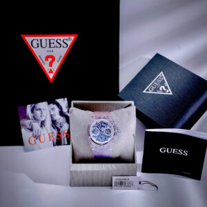 Đồng Hồ Guess Eco Friendly Siêu Cấp Dây Đeo Silicone Màu Tím 39mm (10)