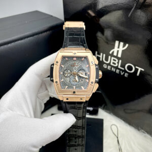 Đồng Hồ Hublot Fake Máy Nhật Spirit Of Big Bang King Gold Dây Cao Su 45mm (2)