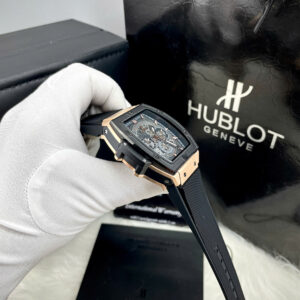Đồng Hồ Hublot Fake Máy Nhật Spirit Of Big Bang King Gold Viền Màu Đen 45mm (7)