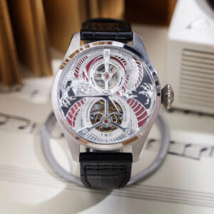 Đồng Hồ IWC Schaffhausen Fake Cao Cấp Hoạ Tiết Rồng Máy Cơ Nhật 45mm (10)