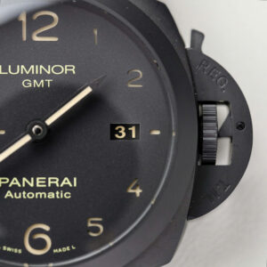 Đồng Hồ Panerai Luminor GMT 3 Day Power Reserve Chế Tác Gốm Đen Xưởng VS 45mm (1)