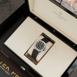 Đồng Hồ Patek Philippe Aquanaut 5067 Nữ Đính Đá Màu Xám Nhà Máy PPF Replica 35,6mm (6)