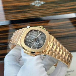 Đồng Hồ Patek Philippe Nautilus 5712 Replica Cao Cấp Nhất Nhà Máy PPF Mặt Xám 40mm (1)