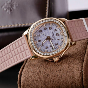 Đồng Hồ Patek Philippe Rep 1 1 Bọc Vàng 18K Đính Kim Cương Moissanite Baguette 35 (1)