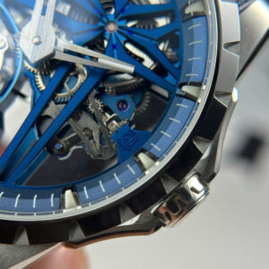 Đồng Hồ Roger Dubuis Rep 11 Excalibur Cobalt Blue RDDBEX0838 Nhà Máy BBR 42mm (2)