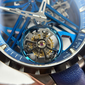 Đồng Hồ Roger Dubuis Rep 11 Excalibur Cobalt Blue RDDBEX0838 Nhà Máy BBR 42mm (2)