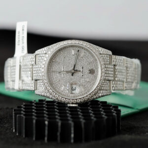 Đồng Hồ Rolex Chế Tác Full Kim Cương Moissanite DateJust 126334 Cao Cấp Nhất 41mm (11)