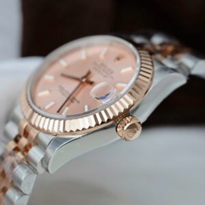 Đồng Hồ Rolex DateJust 278271 Nữ Hồng Số Dạ Quang Replica Dây Jubilee Xưởng THB 31mm (5)