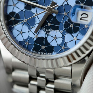 Đồng Hồ Rolex Datejust M278274-0036 Mặt Số Hoa Xanh Nhà Máy THB Chế Tác 31mm (1)