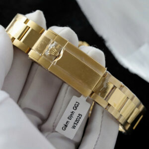 Đồng Hồ Rolex Daytona Bọc Vàng Thật Mặt Số Thiên Thạch Đính Moissanite Baguette 40mm (2)