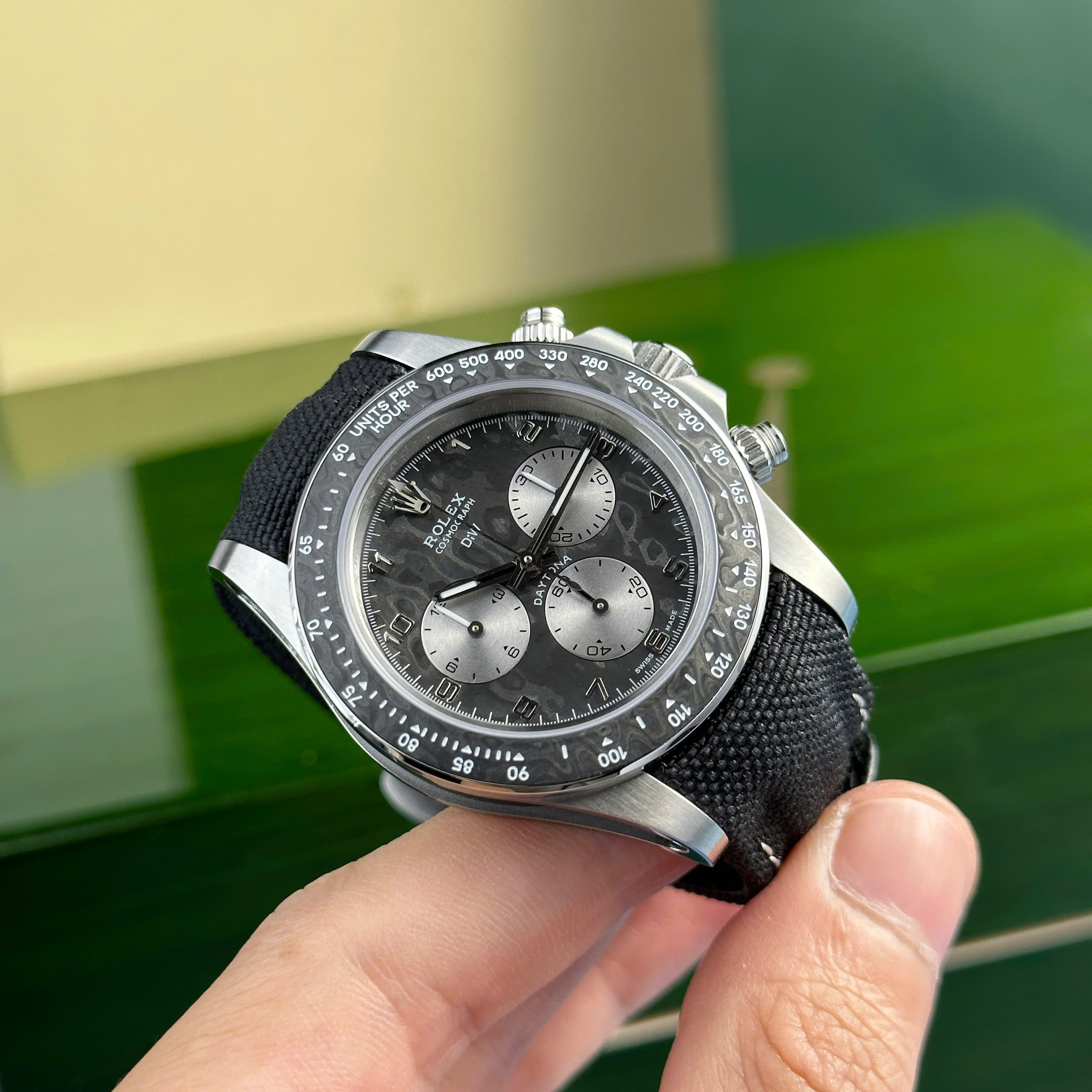 Đồng Hồ Rolex Daytona Exceptional-1 DiW Chế Tác Carbon Siêu Nhẹ 40mm (2)