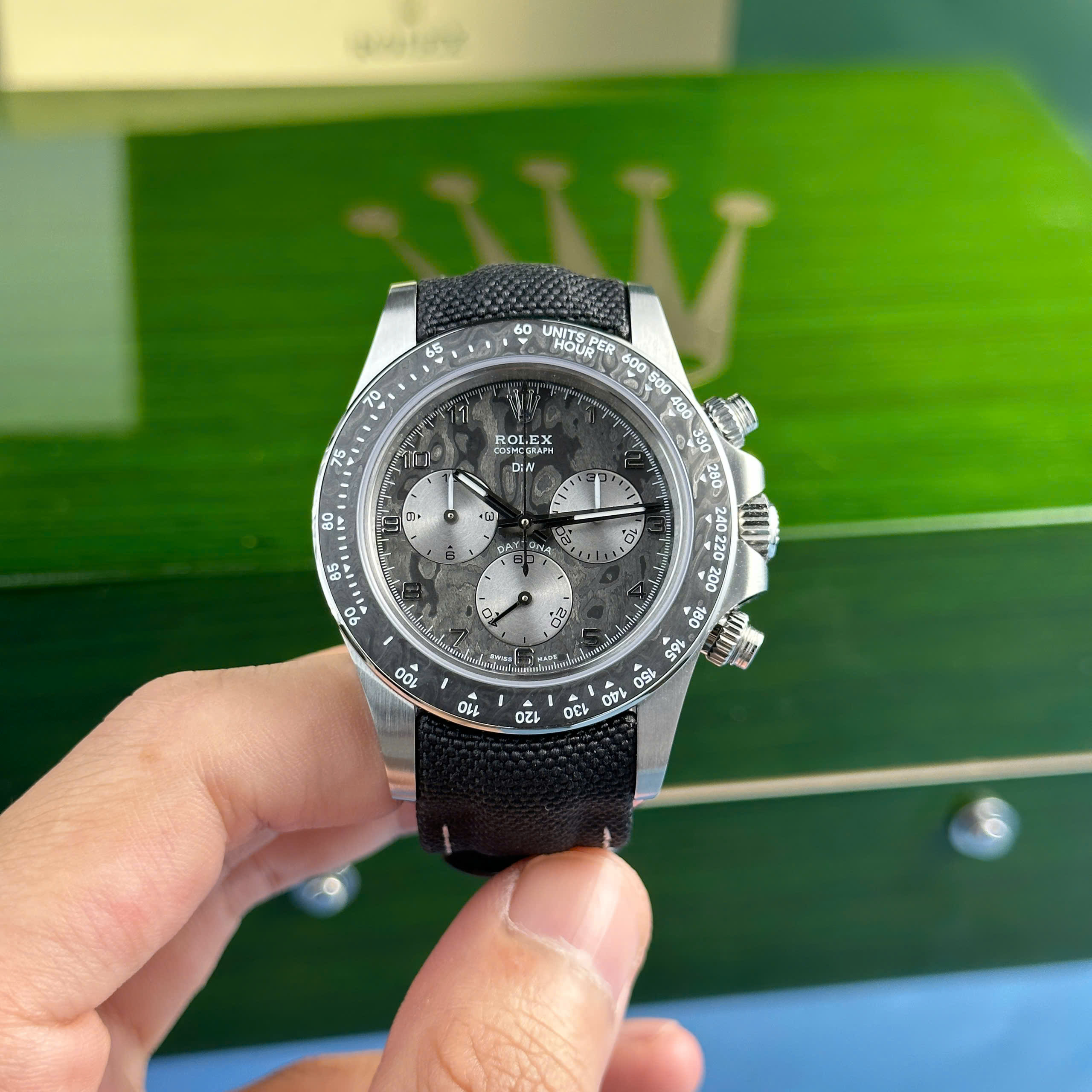 Đồng Hồ Rolex Daytona Exceptional-1 DiW Chế Tác Carbon Siêu Nhẹ 40mm (2)