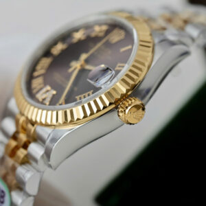 Đồng Hồ Rolex Nữ Dây Kim Loại Mặt Chocoate DateJust 278273-0018 Xưởng THB 31mm (10)