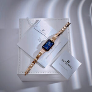 Đồng Hồ Swarovski Uptown Nữ Mặt Chữ Nhật Dây Kim Loại Like Auth 22x32mm (2)