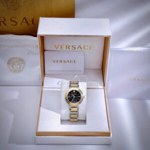 Đồng Hồ Versace Tribue Nữ Siêu Cấp Dây Kim Loại Màu Demi Gold 35mm (4)