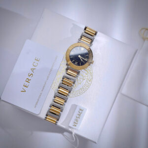 Đồng Hồ Versace Tribue Nữ Siêu Cấp Dây Kim Loại Màu Demi Gold 35mm (4)