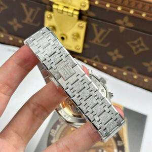 Đồng Hồ Audemars Piguet Royal Oak 26240ST Frosted Gold Mặt Đen Rep 11 Xưởng APS 41mm (1)