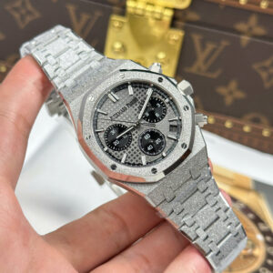Đồng Hồ Audemars Piguet Royal Oak 26240ST Frosted Gold Mặt Xám Rep 11 Xưởng APS 41mm (14)
