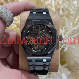 Đồng Hồ Audemars Piguet Tinh Chỉnh Độc Quyền Royal Oak 15416CE Gốm Thật Top 1 Thế Giới 41mm (10)