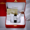 Đồng Hồ Cartier Tank Anglaise Nữ Đính Đá Dây Da Màu Đen Fake Máy Pin Nhật 30x39mm (1)