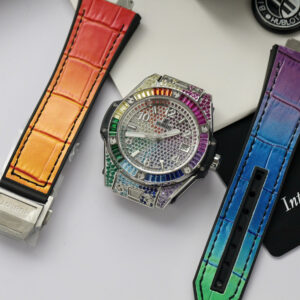 Đồng Hồ Hublot Big Bang One Click Rainbow Unisex Replica11 39mm (1)