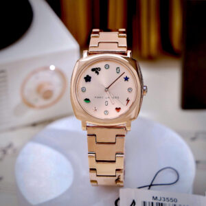 Đồng Hồ Marc Jacobs Nữ Dây Kim Loại Màu Vàng Hồng Siêu Cấp 34mm (3)