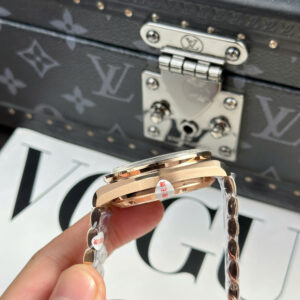 Đồng Hồ Omega Speedmaster Moonwatch Chronograph Màu Vàng Hồng Nhà Máy OM 42mm (1)