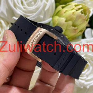 Đồng Hồ Richard Mille RM052 Tourbillon Bọc Vàng 18K Đính Kim Cương Moissanite Hong Kong 42mm (1)